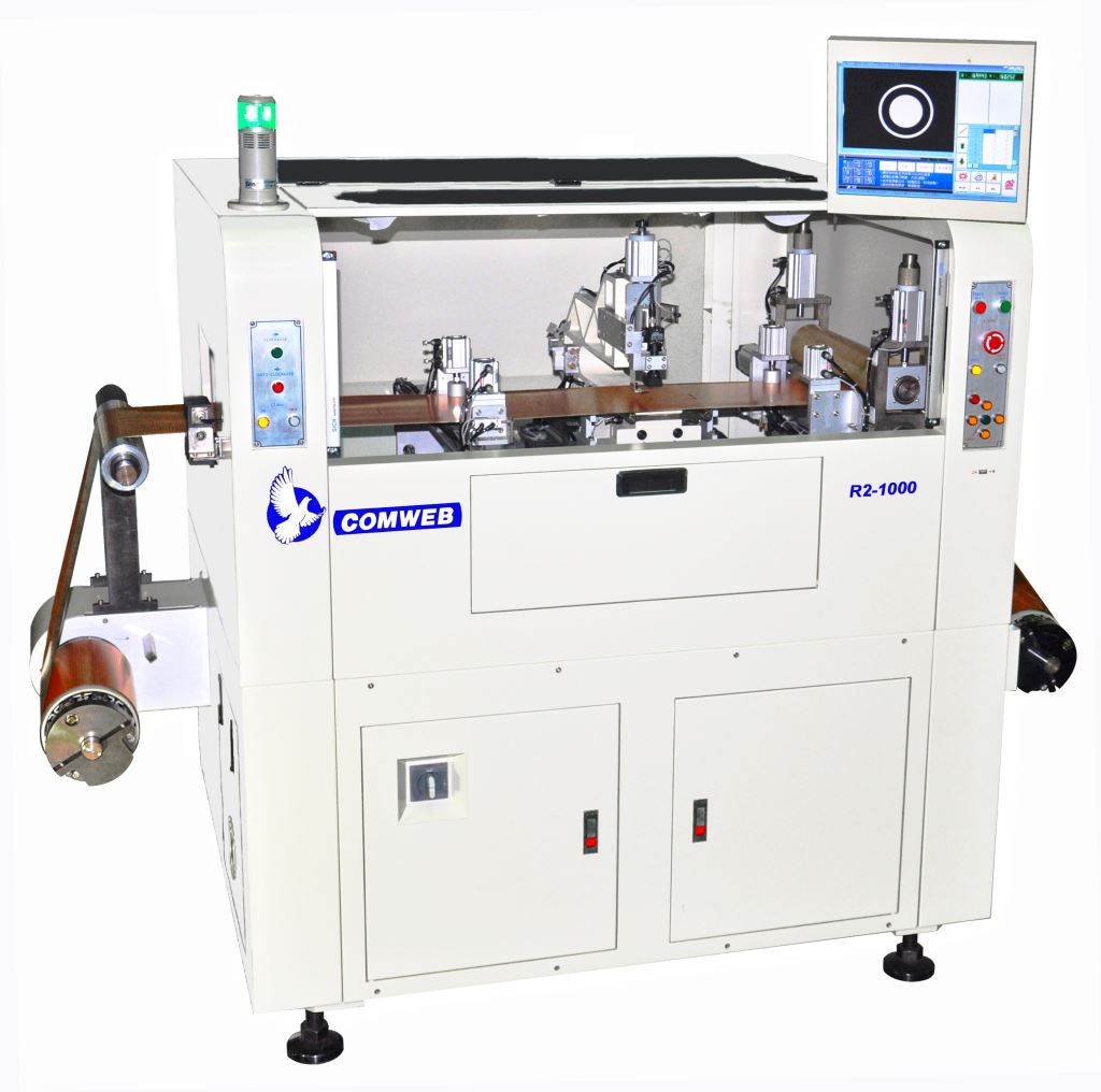 R2-1000 視覺對位捲對捲全自動沖孔機機台