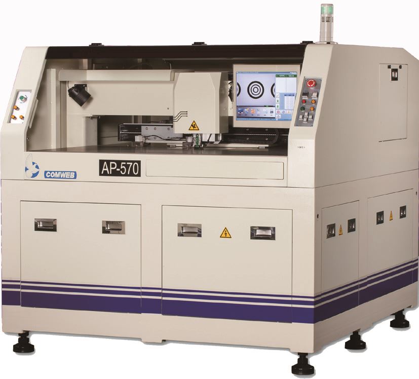 AP-570D 視覺對位片材自動基準孔雙沖頭沖孔機機台